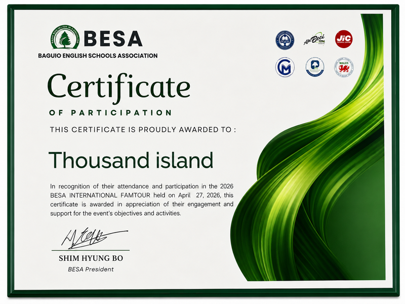 Baguio English Schools Association BESA FAM TOUR 2026