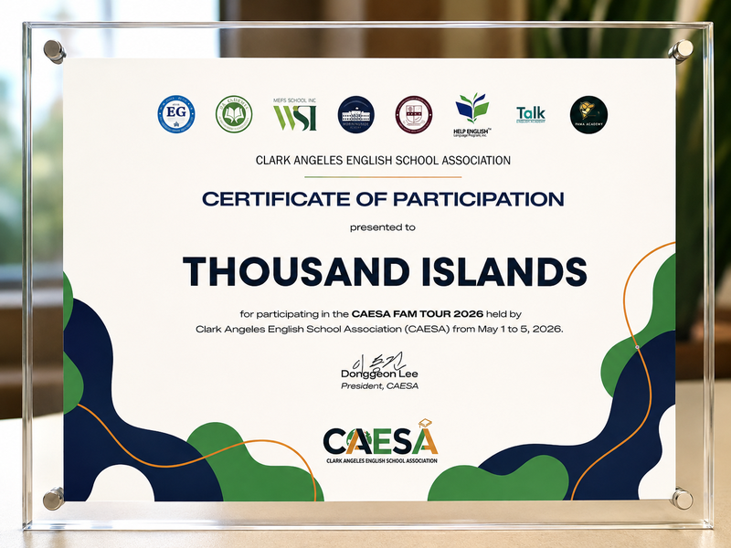 Clark Angeles English School Association CAESA FAM TOUR 2026